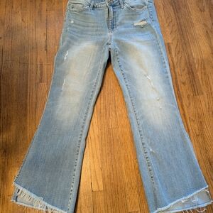Distressed Light Blue Women's Jeans